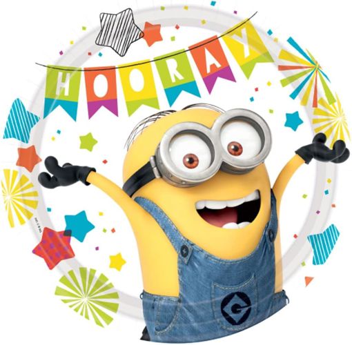 Partyteller-Minions-Ich-Einfach-unverbesserlich-Stuart-Dave-Tom-Dekoration-Kindergeburtstag Partyteller-Minions-Ich-Einfach-unverbesserlich-Stuart-Dave-Tom-Dekoration-Kindergeburtstag