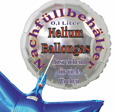 Nachfüllbehälter Ballongas Helium für Luftballons