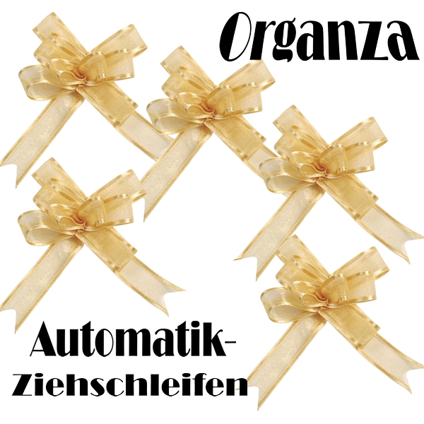 Organza Gold Automatik Ziehschleifen