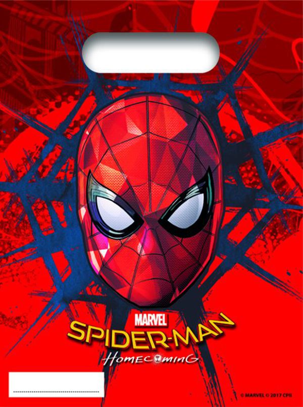Party-Tueten-Ultimate-Spider-Man-Dekoration-Kindergeburtstag-Marvel-Spiderman