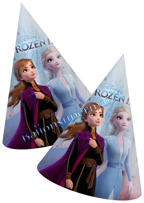 Party-Huetchen-Frozen-2-Partydekoration-Eiskoenigin-2-Kindergeburtstag-Elsa-Anna-Disney
