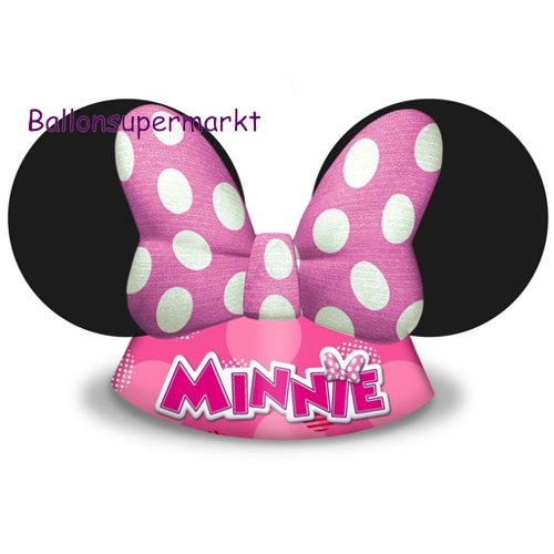 Party-Huetchen-Minnie-Maus-Happy-Helpers-Partydekoration-Kindergeburtstag-Disney-Minnie-Mouse