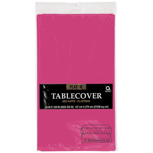 Party-Tischdecke-Pink-Partydekoration-Kunststoff