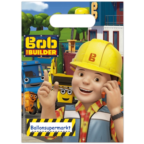 Party-Tueten-Bob-der-Baumeister-Partydeko-Kindergeburtstag-Bob-the-Builder