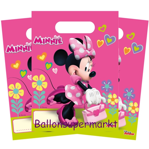 Party-Tueten-Minnie-Maus-Happy-Helpers-Partydekoration-Kindergeburtstag-Disney