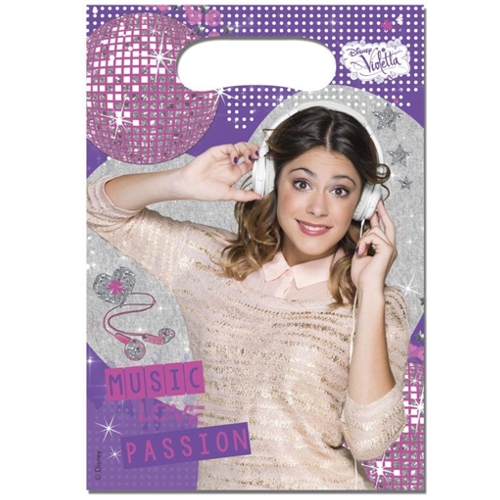 Party-Tueten-Violetta-Tischdekoration-zum-Kindergeburtstag-Telenovela-Disney