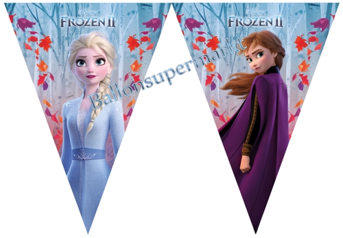 Party-Wimpelkette-Frozen-2-Partydekoration-Kindergeburtstag-Eiskoenigin-Deko-Anna-Elsa
