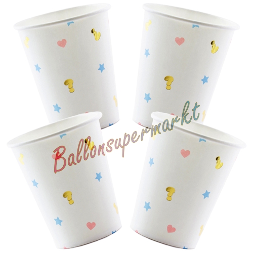 Partybecher-Gender-Reveal-Boy-or-Girl-Partydekoration-Babyparty-Geschlecht