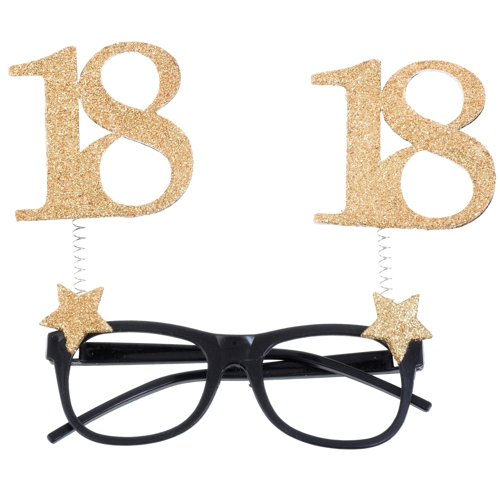 Partybrille-Zahl-18-Gold-Glitter-Spassbrille-zum-18.-Geburtstag-Gagartikel