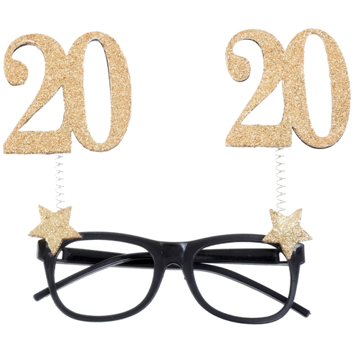Partybrille-Zahl-20-Gold-Glitter-Spassbrille-zum-20.-Geburtstag-Gagartikel