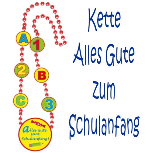 Partykette-Alles-Gute-zum-Schulanfang-Geschenk-Dekoration-zur-Einschulung-I-Maennchen