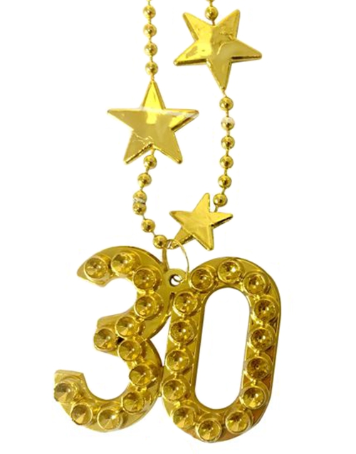 Partykette-zum-30.-Geburtstag-gold-Fest-Geburtstagsparty-Partydekoration-Geburtstagsdeko-30