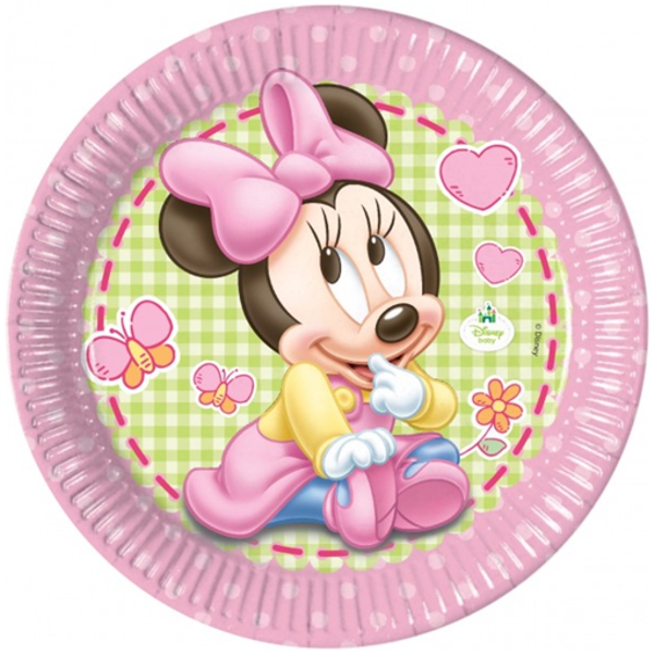 Partyteller-Minnie-Maus-Baby-Kindergeburtstag-Disney