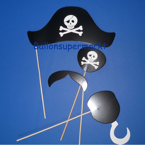 Photoprops-Pirat-Partydekoration-Fotos-Bilder-Fotospass-Requisiten-Halloween-Fest