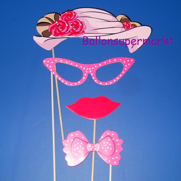 Photoprops-feine-Dame-Partydekoration-Fotos-Bilder-Fotospass-Requisiten-Halloween-Fest