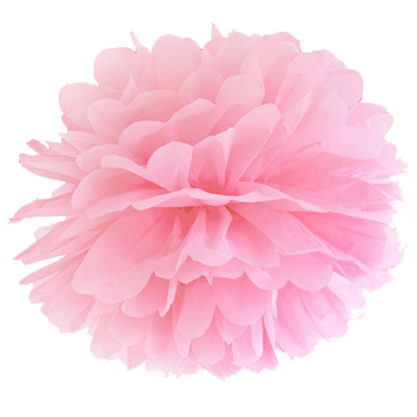 PomPom-Dekoration-Rose-Deko-Hochzeit-Taufe-Geburt-Geburtstag-Fest-Feier