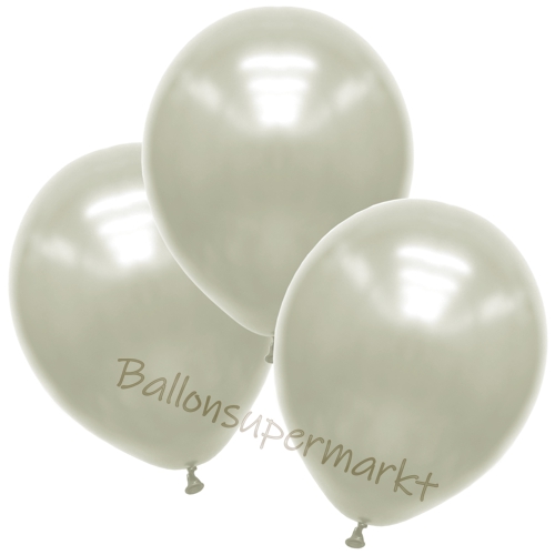 Premium-Metallic-Luftballons-Elfenbein-30-33-cm-Ballons-aus-Natur-Latex-zur-Dekoration-3er