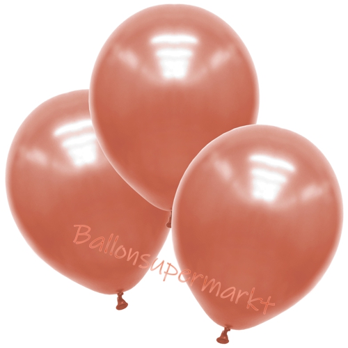 Premium-Metallic-Luftballons-Rosegold-30-33-cm-Ballons-aus-Natur-Latex-zur-Dekoration-3er