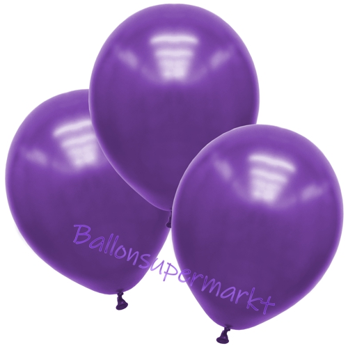 Premium-Metallic-Luftballons-Violett-30-33-cm-Ballons-aus-Natur-Latex-zur-Dekoration-3er