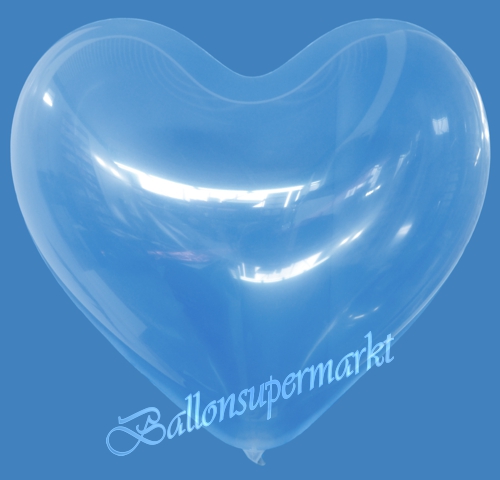 Riesen-Herzluftballon-Transparent-100-cm-Dekoration-Ballon-Explosion-Popping-Balloon-Konfettiluftballon