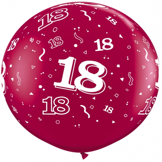 Riesenballon-Geburtstagszahl-18-pink