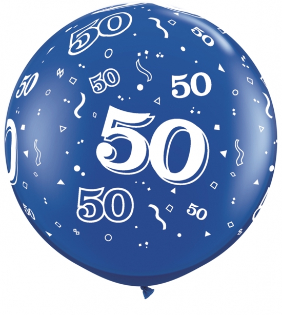 Riesenballon-Geburtstagszahl-50-blau
