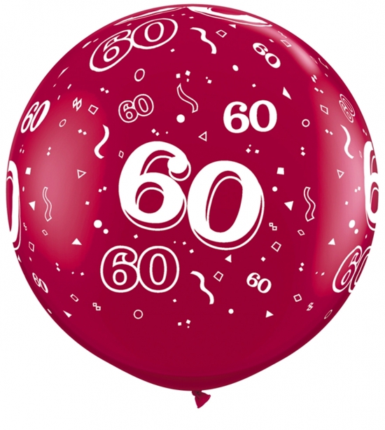 Riesenballon-Geburtstagszahl-60-pink