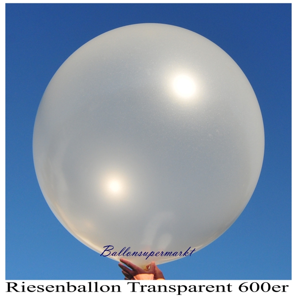 Riesenballon Transparent, 220 cm, 600er