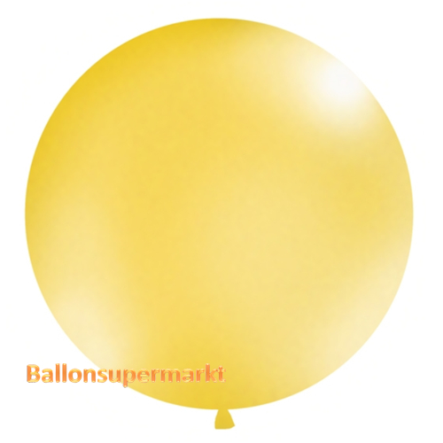 Riesenballon-grosser-Ballon-aus-Latex-100-cm-Metallic-Gold