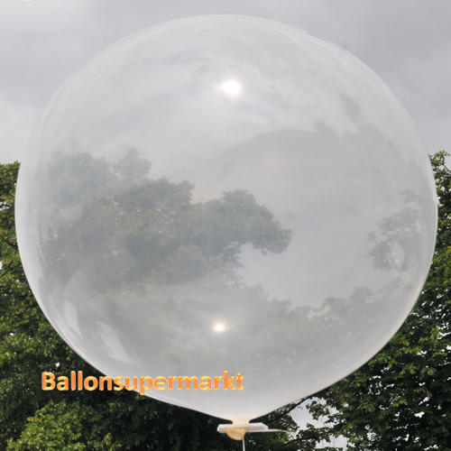 Riesenballon-grosser-Ballon-aus-Latex-100-cm-Transparent