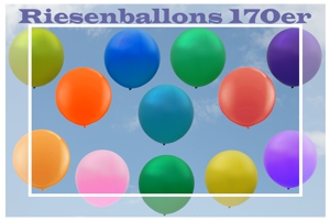 Riesenballons 170er, 60 cm Durchmesser, riesige Luftballons aus Latex