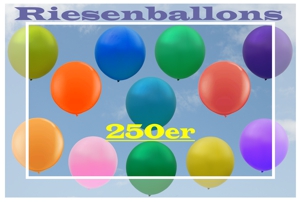 Riesenballons 250er, 90 cm Durchmesser, riesige Luftballons aus Latex