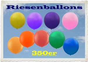 Riesenballons 350er, 117 cm Durchmesser, riesige Luftballons aus Latex