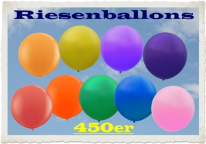 Riesenballons 450er, 160 cm Durchmesser, riesige Luftballons aus Latex