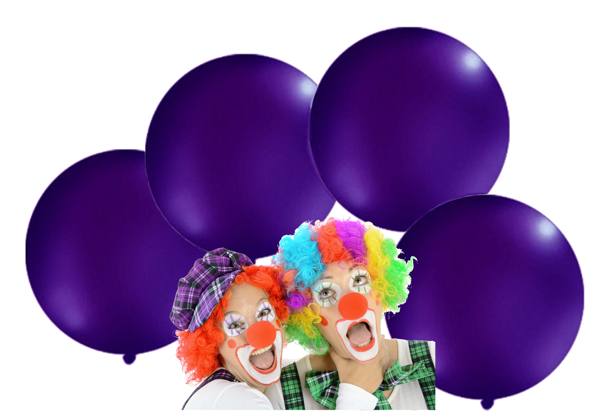 Riesenballons-Violett-zu-Karneval-und-Fasching