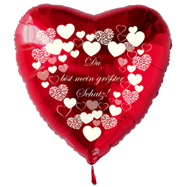 Roter-Herzluftballon-zum-Valentinstag-und-Liebe-Du-bist-mein-groesster-Schatz