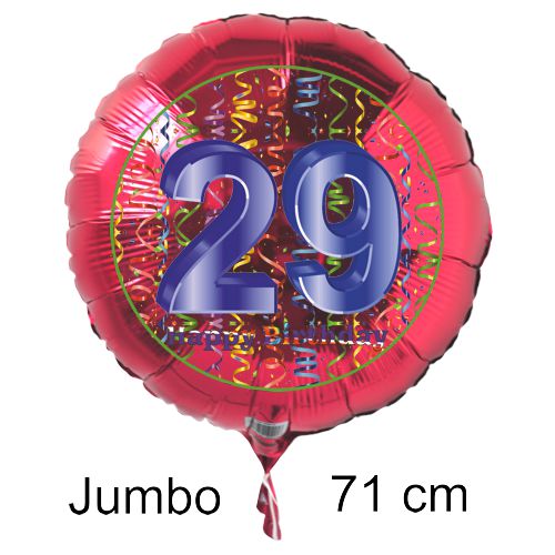 Rundluftballon-auf-rund-rot-71-cm-Zahl-29-mit-Helium