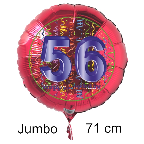 Rundluftballon-auf-rund-rot-71-cm-Zahl-56-mit-Helium