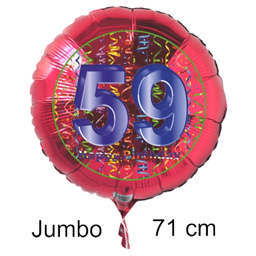 Rundluftballon-auf-rund-rot-71-cm-Zahl-59-mit-Helium