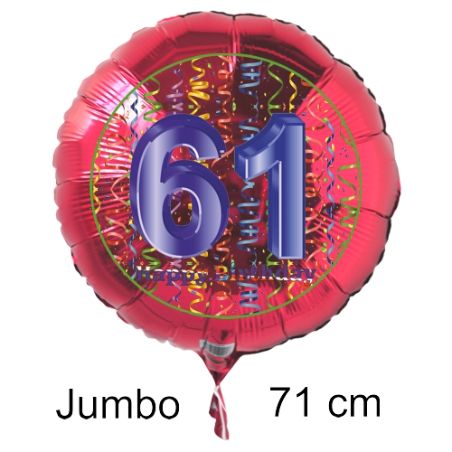 Rundluftballon-auf-rund-rot-71-cm-Zahl-61-mit-Helium