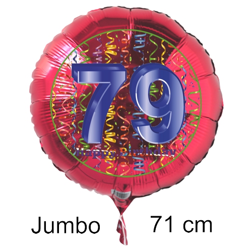 Rundluftballon-auf-rund-rot-71-cm-Zahl-79-mit-Helium