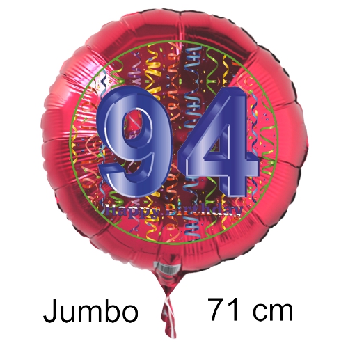 Rundluftballon-auf-rund-rot-71-cm-Zahl-94-mit-Helium