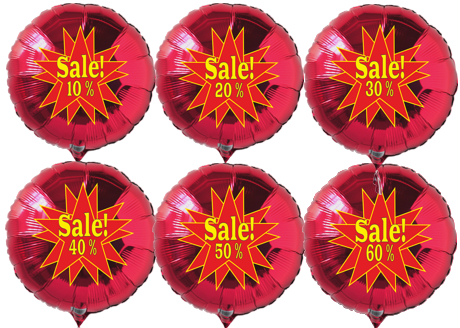Sale-Helium-Luftballons-in-Rot-Prozente-10-Przent-20-Prozent-30-Prozent-40-Prozent-50-Prozent-und-60-Prozent