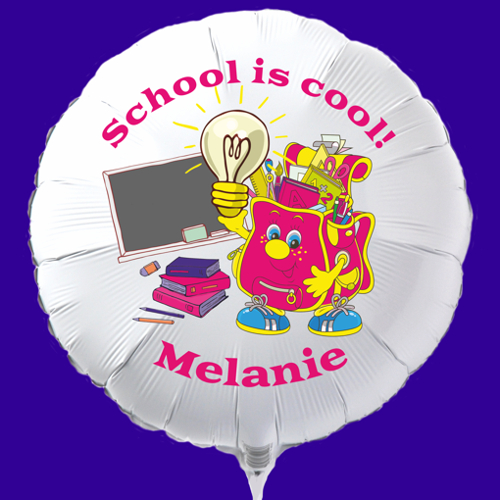 School-is-Cool-personalisierter-Luftballon-zur-Einschulung-eines-Maedchens-mit-Namen