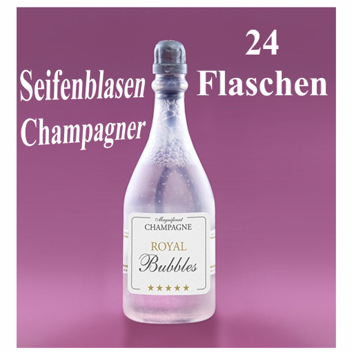 Seifenblasen-Hochzeit-24-Flaschen-Champagner
