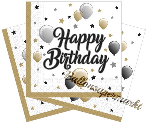 Servietten-Milestone-Happy-Birthday-Dekoration-Geburtstagsparty-Partydekoration-zum-Geburtstag-Tischdeko