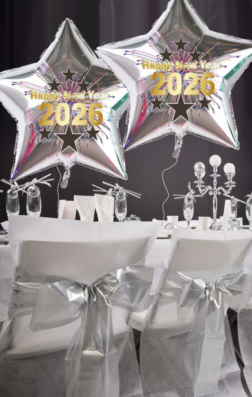 Silvester-Dekoration-Stern-Luftballons-2026-Happy-New-Year