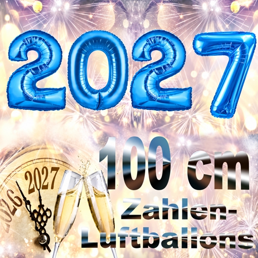 Silvester-Folienballons-Zahlen-2027-blau-Luftballons-Dekoration-zu-Silvester-Neujahr-Partydeko Silvester-Folienballons-Zahlen-2027-blau-Luftballons-Dekoration-zu-Silvester-Neujahr-Partydeko