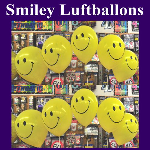 Smiley-Luftballons-Ballonsupermarkt