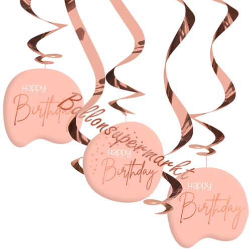 Swirl-Dekoration-Elegant-Lush-Blush-Happy-Birthday-Raumdekoration-Partydeko-zum-Geburtstag-Deko-Spiralen